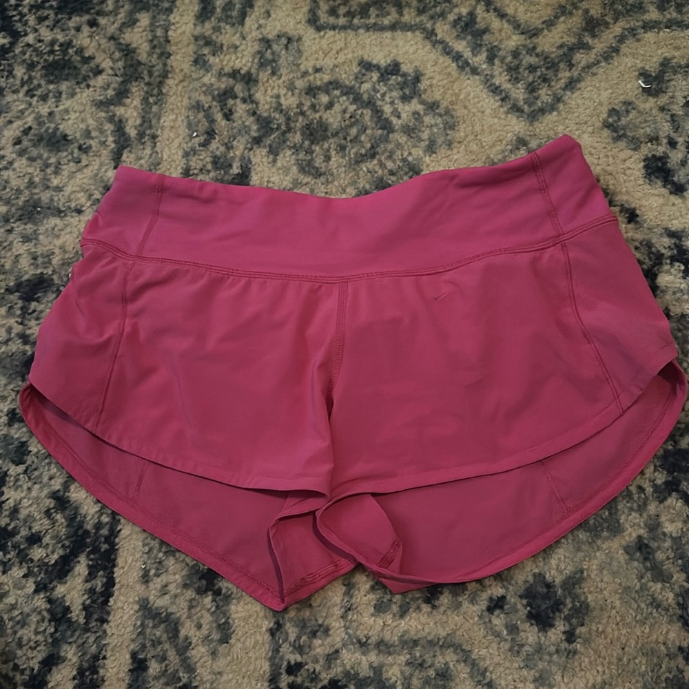 sonic pink size 4 speed up shorts 2.5